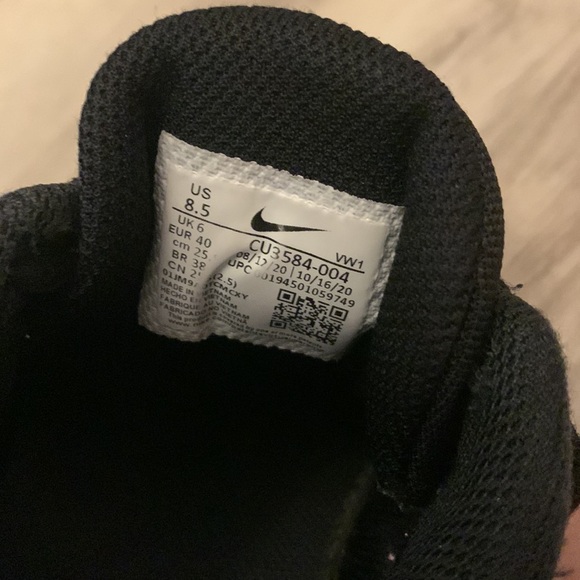 Nike Air Pegasus black running shoes size women’s 8.5 - Picture 4 of 4